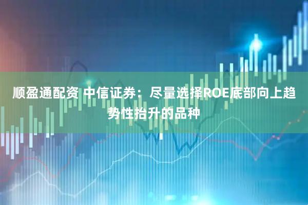 顺盈通配资 中信证券：尽量选择ROE底部向上趋势性抬升的品种